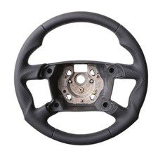 VW Lenkrad T5 Caddy Tuning Neu Beziehen Naht schwarz 57322