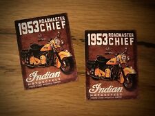 2x INDIAN Aufkleber Bike