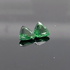 Tsavorit Paar geschliffen xx 1,10 ct. xx Tsavorite  xx Cut Gemstone