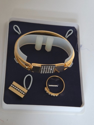 Modeschmuck set goldfarben - set,