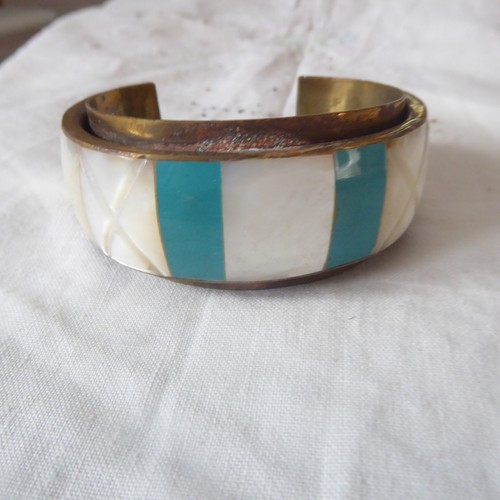 Vintage messing armreif - messing, –