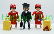 Playmobil® Lot Crew Airlines / Airlines Crew / Neuf - New - nuevo