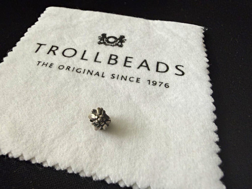 Trollbeads charm bead blume - blume, &