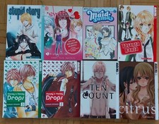 8 x Manga Sammlung Konvolut deutsch Drops Citrus Ten Count u.a. Tokyopop KAZE