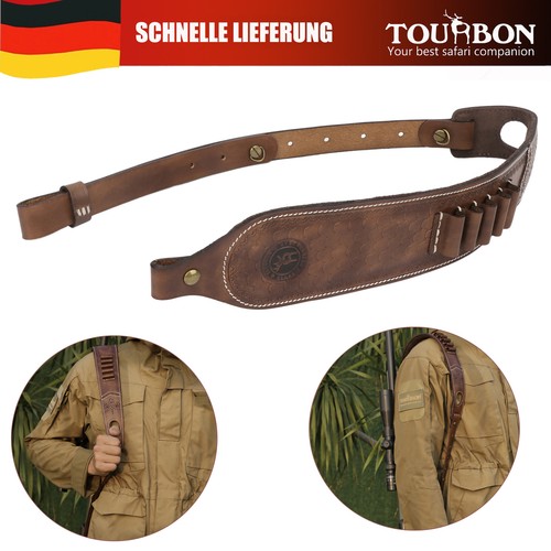 Tourbon leder gewehrriemen - tourbon,