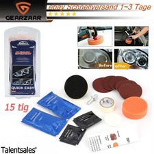 Auto Frontscheinwerfer Reparatur Polier Satz für Scheinwerfer Politur Set DE