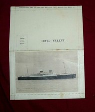 BRITANNIC (WHITE STAR LINE) BRIEFKARTE 