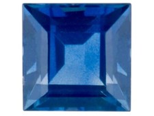 Echter Blauer Saphir Carree Square 0.15ct ca. 3x3mm