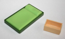 PLAYMOBIL 6887 BETT UND MATRATZE GRÜN BOX FERIENHAUS