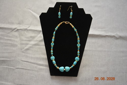 Modeschmuck halskette türkis - modeschmuck,