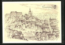 Künstler-AK Backnang, Blick