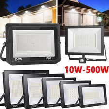 LED Strahler Außen Fluter 10W-500W Flutlicht IP65 Scheinwerfer 230V Baustrahler