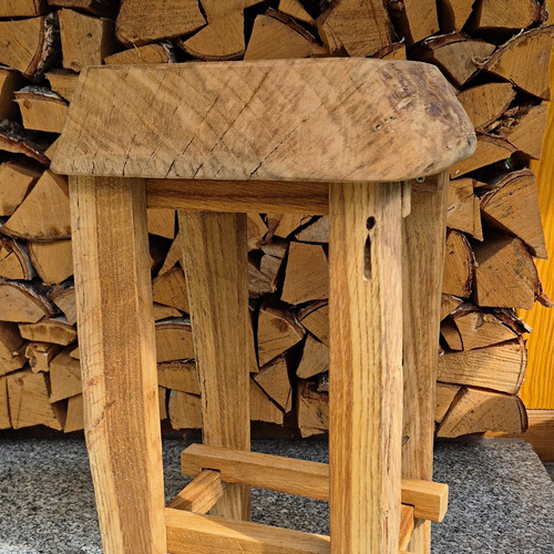 Handarbeit holzhocker landhaus - holzhocker,
