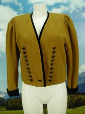 ADMONT dkl.sandfarben individuell offener Loden Janker Jacke Trachtenjacke Gr.40