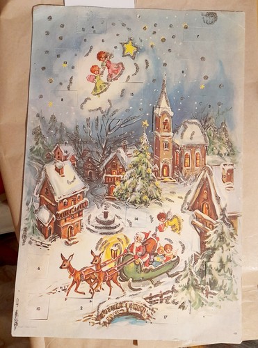 Alter adventskalender glitter - adventskalender,