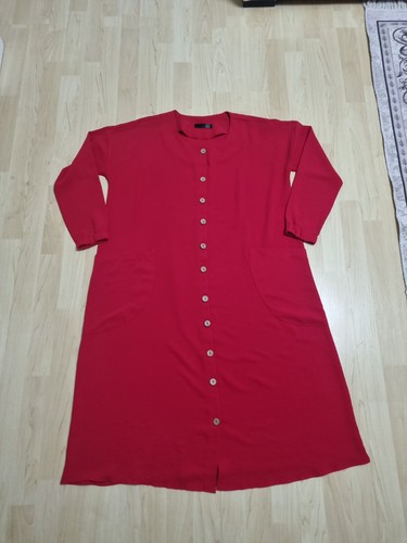 Blusenkleid hemdkleid rot - blusenkleid,