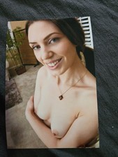 Erotik Akt, Frau mature nackt nude zeigt Brüste 2/9 (15X10) Foto