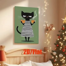 Leinwanddruck  Katze Kaffee