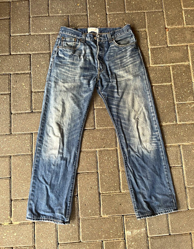 Levi 501 herren - jeans, blau
