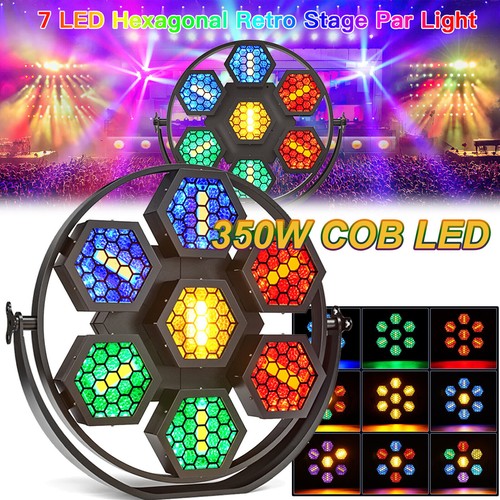 350w 7pcs cob rgbw led - 7pcs, par