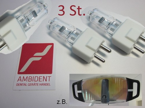 Ersatz halogen lampe birne - 3x,