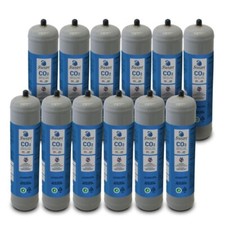 Co2 Einweg Zylinder Flasche 600 gr Swan Kohlesäure für Trinkwasserspender 12 St.