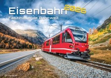Eisenbahn - faszinierende Bahnwelt - 2026 - Kalender DIN A2 - GRATIS VERSAND