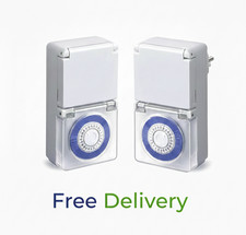 2x Mechanische Zeitschaltuhr