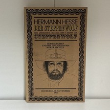 Der Steppenwolf Paperback Hermann Hesse - 1972 - T9