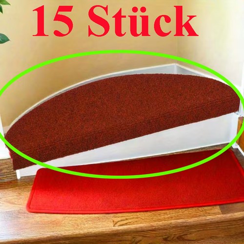 Treppenmatte stück weinrot - stück,