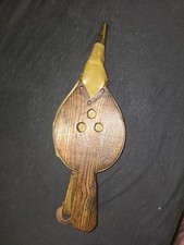 Alter Kamin Blasebalg aus Holz