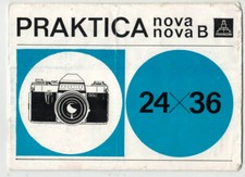 VEB Pentacon Praktica  Fotoliteratur, Bedienungsanleitung Praktica nova B