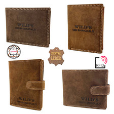 Geldbörse RFID Büffelleder