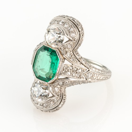 Art deco damenring - art,