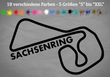 Sachsenring Aufkleber Layout