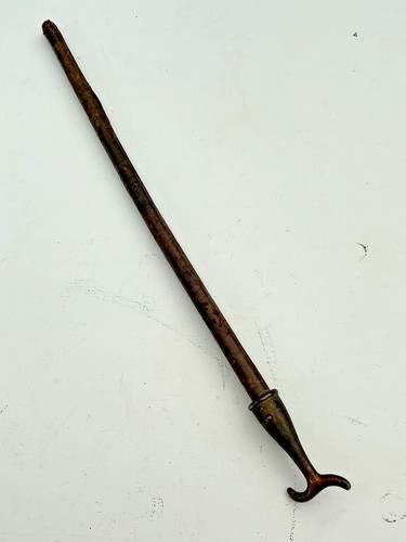 Antik messing fenster stange - antik,