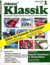2) Motor Klassik 01/1992 -