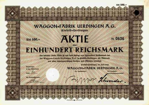 Waggon fabrik uerdingen - waggon,