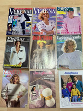 Nachlass🧶Konvolut🧶 9 Zeitschriften für die Strickzeitschriften 80/90 Jahre 🧶