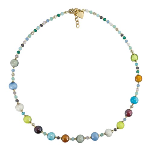 Murano glas halskette - murano,