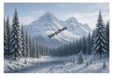 Berglandschaft Poster Set 6x