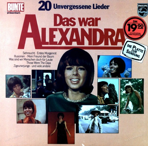 Alexandra 20 unvergessene - -,