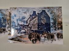 Weihnachtskarte Schottland