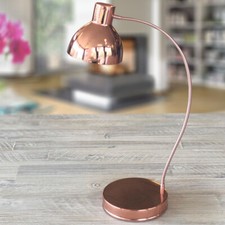 Tischlampe rosegold Timer