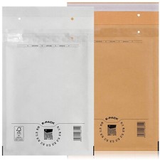 Luftpolstertaschen Versandtaschen A1 B2 C3 D4 E5 F6 G7 H8 J9 I9 K10 Weiß Braun