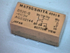 ? Relais DS2E-S-DC3V 2 Wechsler 2FormC DPDT-NO High Sens SDS Relay Matsushita