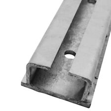 C Profil 50x30 mm Montage Laufschiene geschweißt Stahl feuerverzinkt mit Bohrung