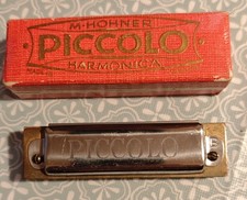 Hohner Harmonica Piccolo Harmonika Made In Germany Vintage Original Box
