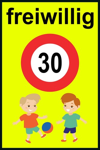 Blechschild achtung kinder - blechschild,