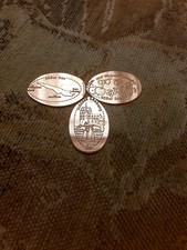 Elongated Coins Quetschmünzen 3 x auf 5 Cent Süsser See Seeburg